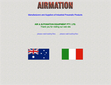 Tablet Screenshot of airautomation.com.au